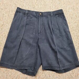 Tommy Bahama Shorts Men 40 Blue Tencel Relax Beach Tropical Outdoors Tiki Casual